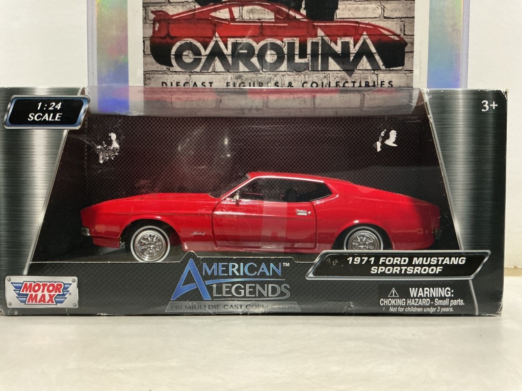 1:24 MOTORMAX: AMERICAN LEGENDS  1971 FORD MUSTANG SPORTSROOF
