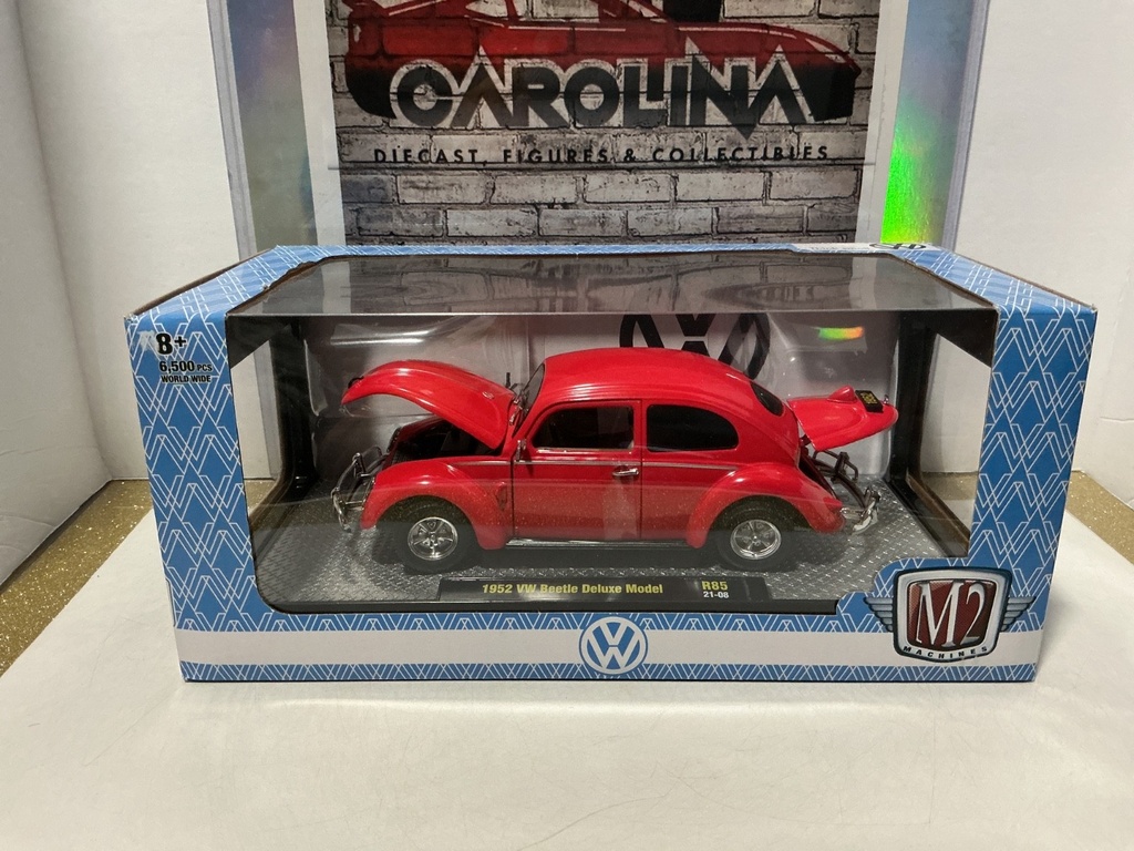 1/24 M2 MACHINES - 1959 VW BEETLE DELUXE MODEL R85 [RED]