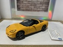 1/24 FRANKLIN MINT 2007 VICTORY EDITION CORVETTE C6 [MISSING TIRE/ROOF]
