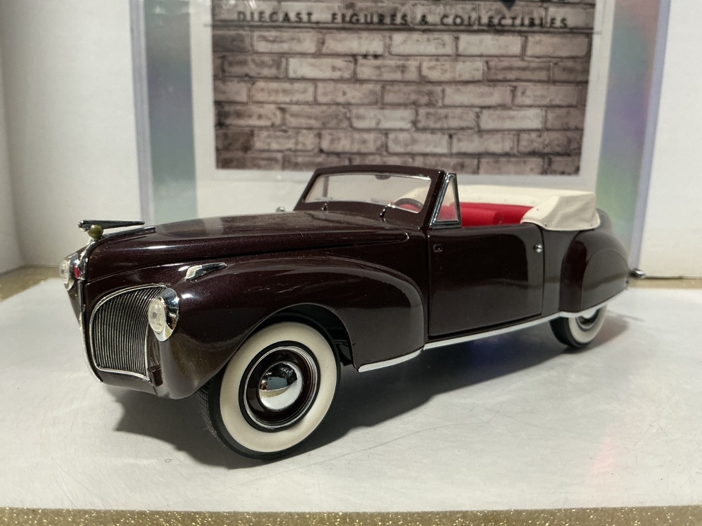 1/24 FRANKLIN MINT - 1941 Lincoln Continental [LIGHT RASHES/MISSING MRROR]
