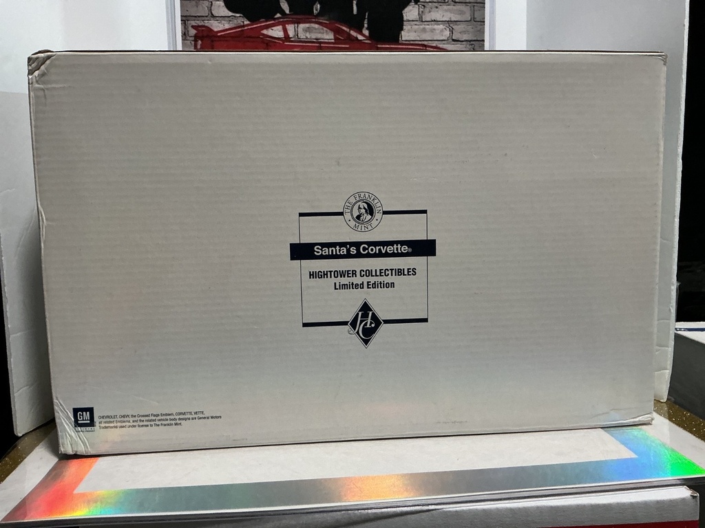 [100390] 1:24 FRANKLIN MINT SANTA’S CORVETTE HIGHTOWER COLLECTIBLES 491/500 NO PAPERWORK