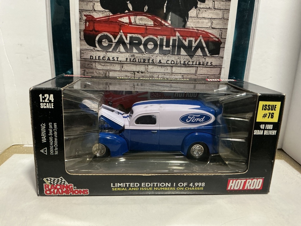 [010029] 1/24 RACING CHAMPIONS HOT ROD - ISSUE #76 ‘40 FORD SEDAN DELIVERY 1 OF 4,998