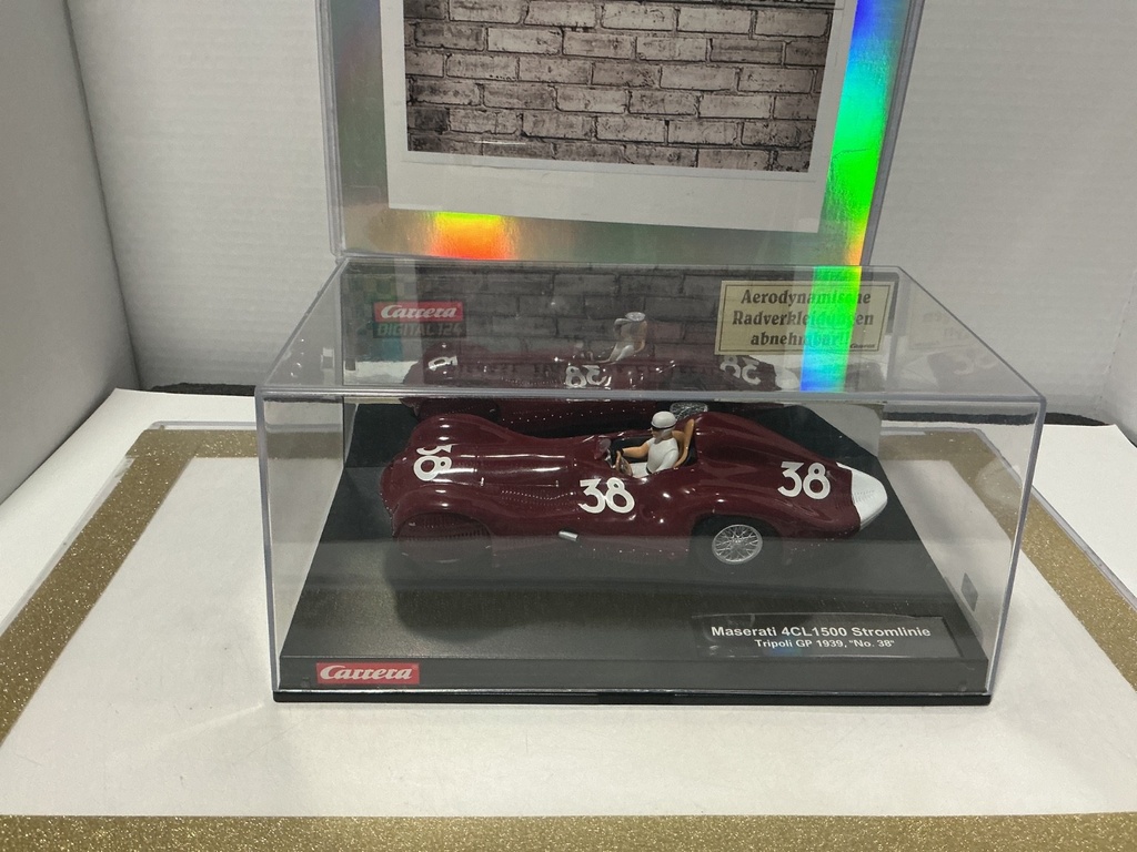 [102030] 1/24 CARRERA - MASERATI 4CL 1500 STROMLINIE TRIPOLI GP 1939 “NO. 38”