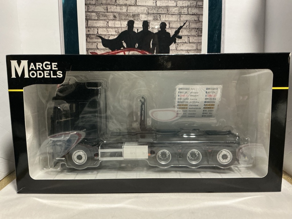 1/32 MARGE MODELS VOLVO FH5 TRUCK WITH MEILLER HOOKLIFT