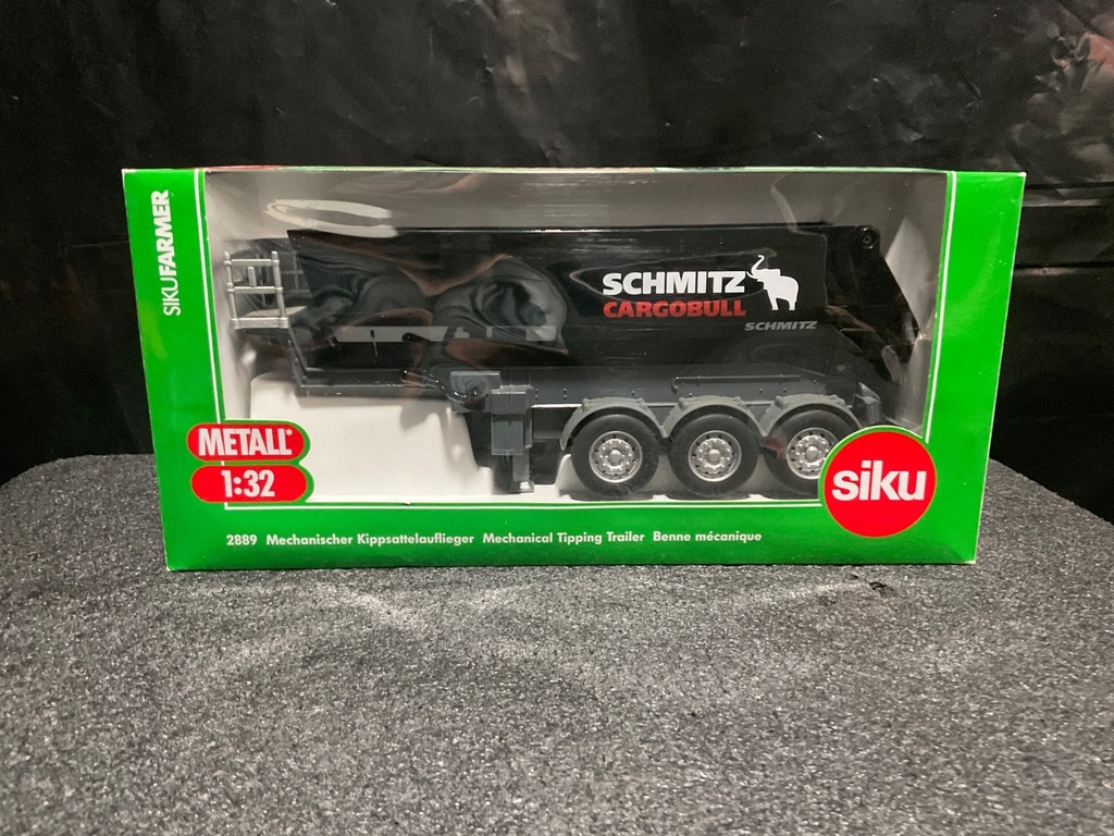1:32 SIKU FARMER  2889 TRIAXLE  SCHMITZ CARGOBULL DUMP  TRAILER