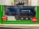 1/32  SIKU 2889 MECHANICAL TIPPING TRAILER BLUE