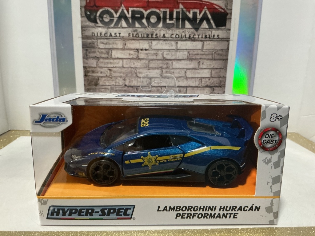 1/32 JADA - HYPER-SPEC LAMBORGHINI HURACAN PERFORMANTE [BLUE/POLICE]