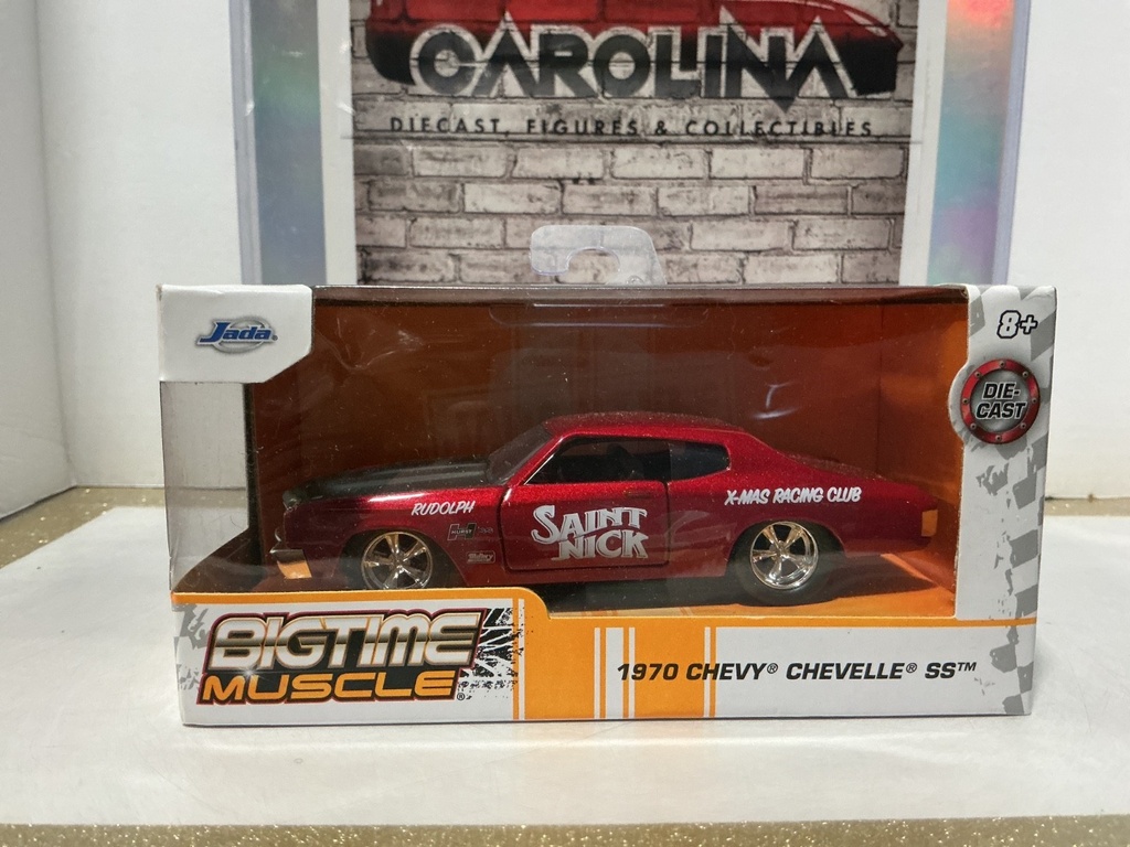 [103797] 1/32 JADA - BIGTIME MUSCLE - 1970 CHEVY CHEVELLE SS [SAINT NICK X-MAS RACING]