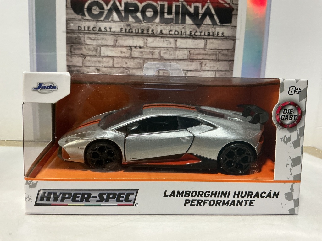 1/32 JADA - HYPER-SPEC LAMBORGHINI HURACAN PERFORMANTE [SILVER W/STRIPE]