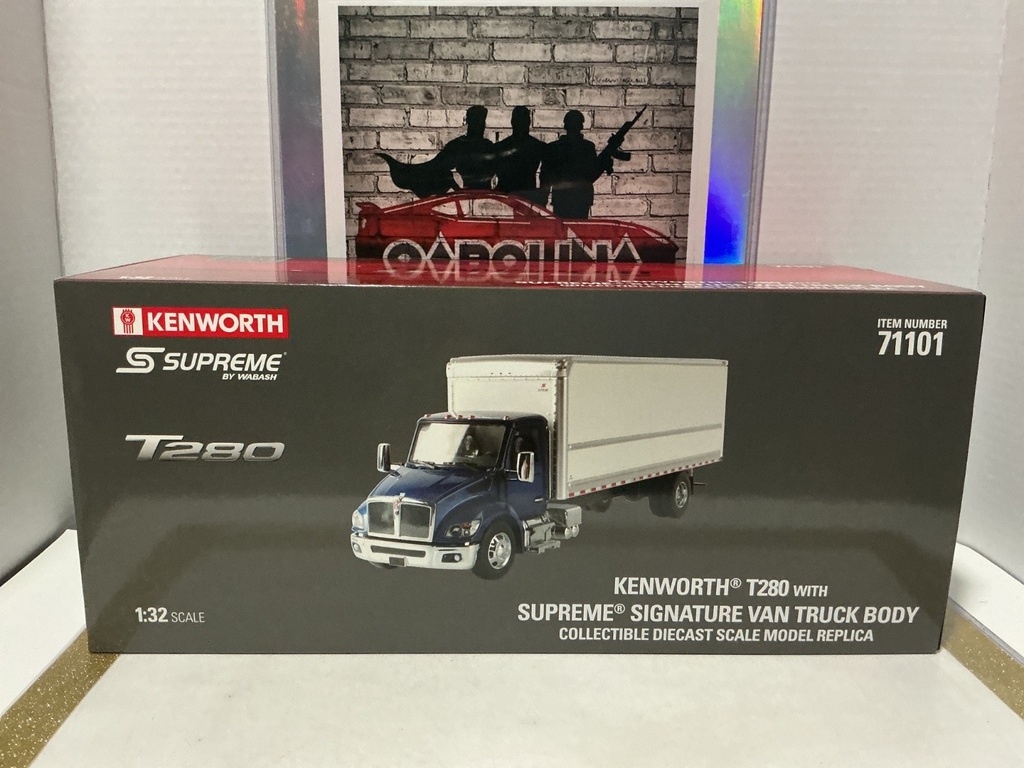 1:32 PETERBILT MODEL 536 WITH SUPREME SIGNATURE VAN TRUCK BODY [MISSING PIECES]