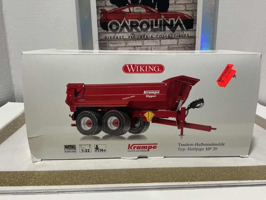 1/32 WIKING - KUHN TANDEM HALBRUNDMULDE TYP: HALFPIPE HP20