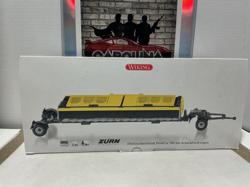 1/32 WIKING - DIREKTSCHEIDWERK PROFICUT 700 MIT SCHEIDWERKWAGEN