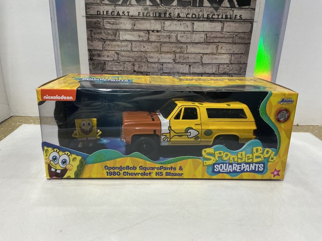 1:32 JADA 1980 CHEVROLET K5 BLAZER & SPONGEBOB