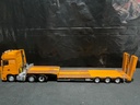 1/32 Marge Models Mercedes Benz Autos Gigaspace 6x2 & Triple Axle Lowboy Trailer