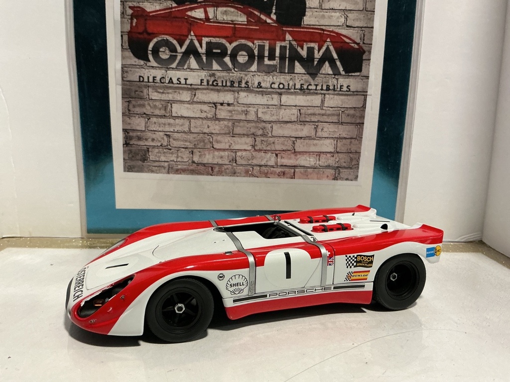 [117175.] 1:18 AUTO ART PORSCHE 908 1969 WINNER R. SIFFORT #1  **PARTS CAR