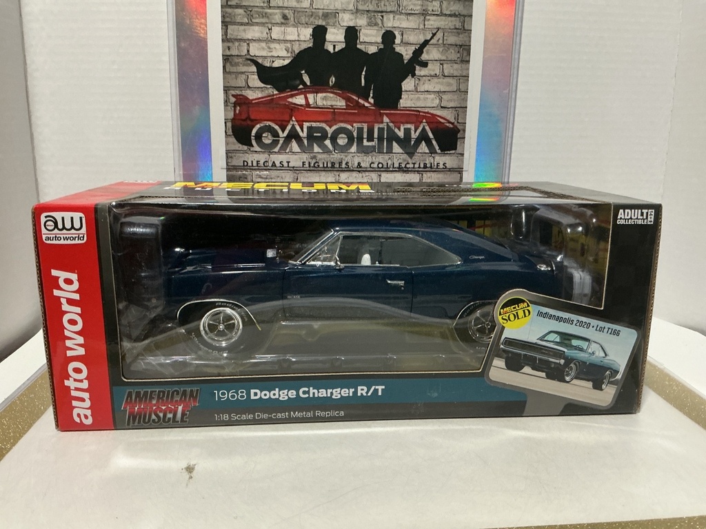 AUTO WORLD AMERICAN MUSCLE 1968 DODGE CHARGER R/T MECUM AUCTIONS