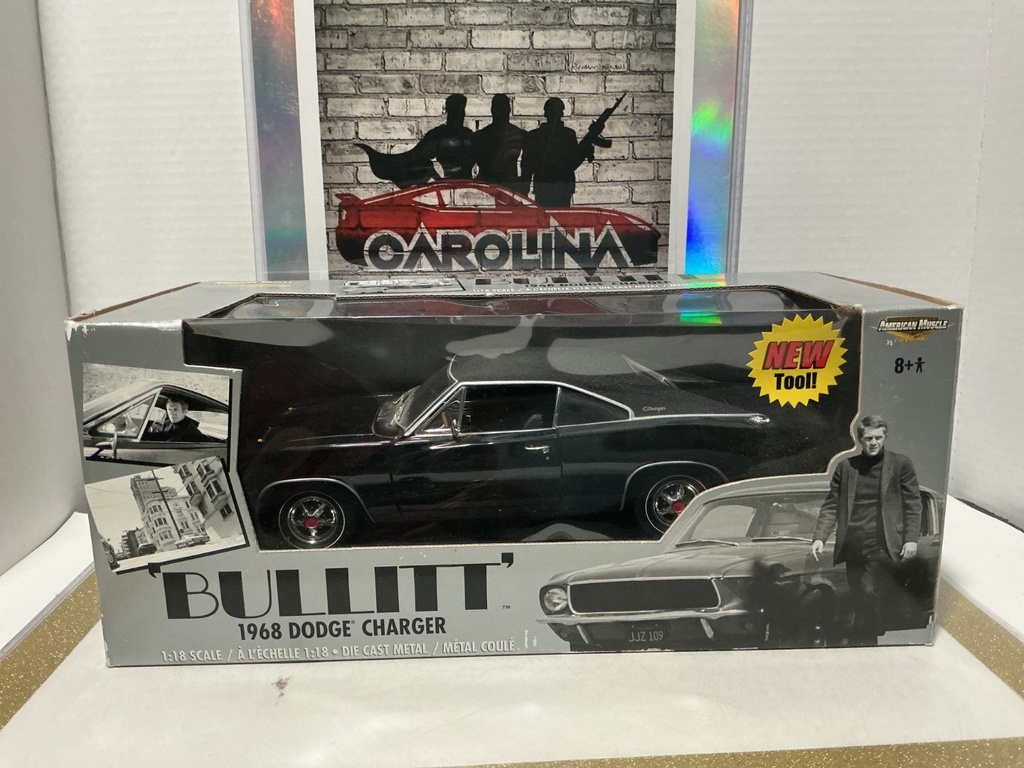 ERTL AMERICAN MUSCLES BULLITT 1968 DODGE CHARGER [BOX DAMAGED]