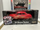 ERTL 1:18 AMERICAN MUSCLE GREASE ‘49 MERCURY CUSTOM RED ON BLACK