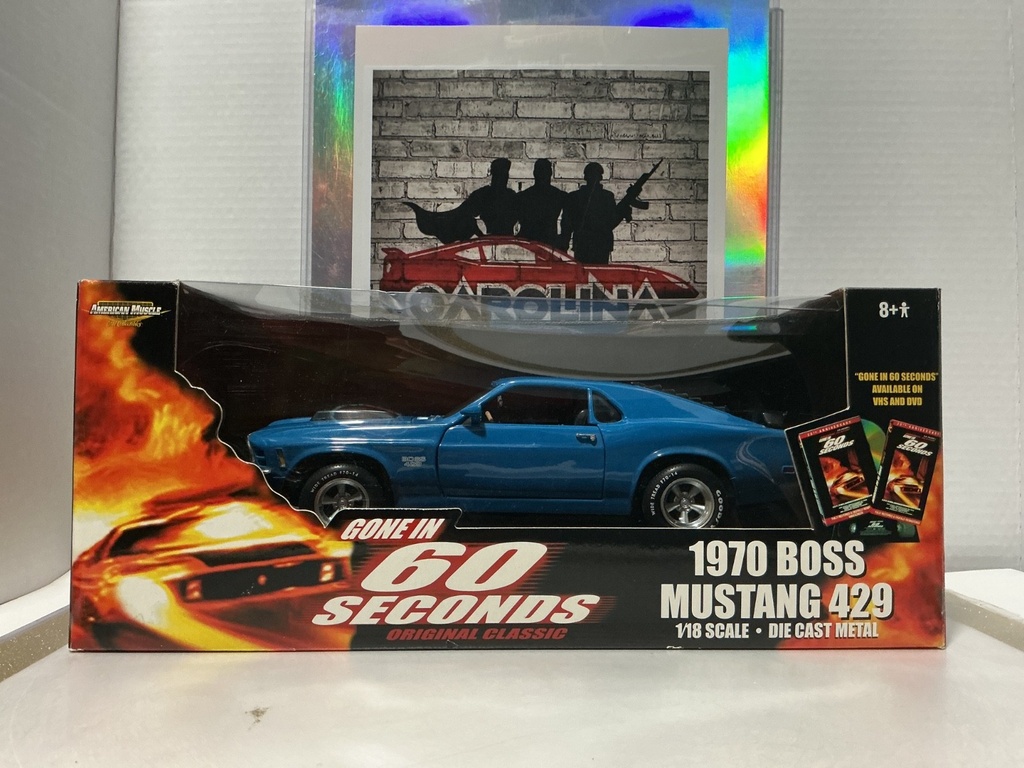 [112356] 1:18 ERTL AMERICAN MUSCLE MUSCLE 1970 BOSS MUSTANG 429 GONE IN 60 SECONDS