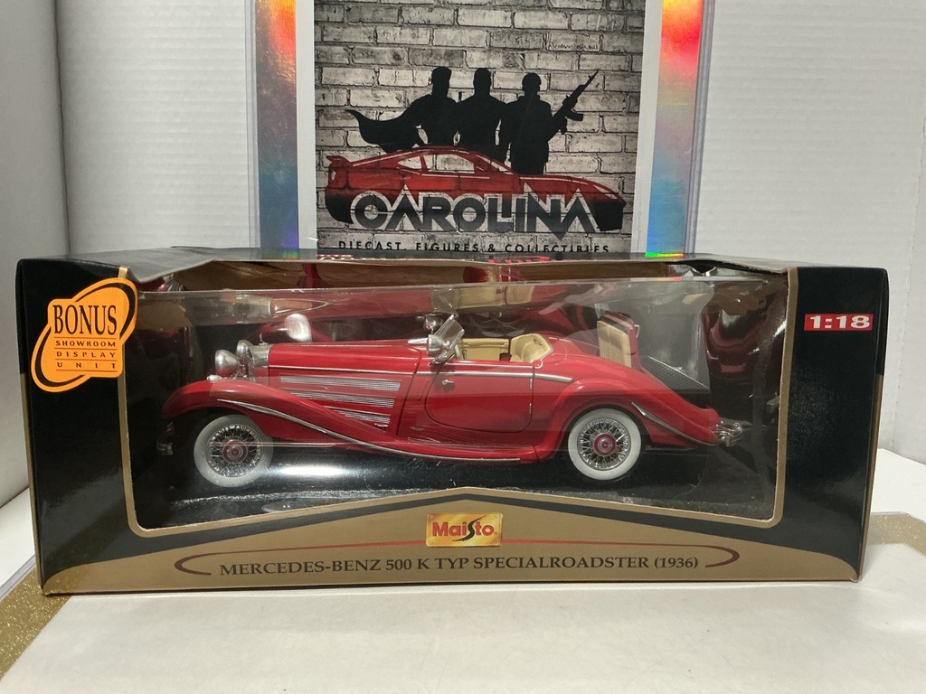 [112376] 1:18 MAISTO MERCEDES BENZ 500K TYP SPECIAL ROADSTER 1936