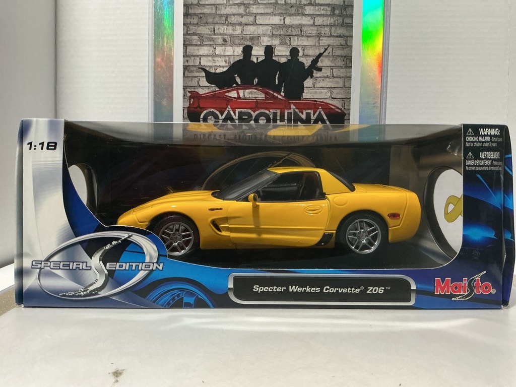 1:18 MAISTO SPECIAL EDITION SPECTER WERKES CORVETTE Z06