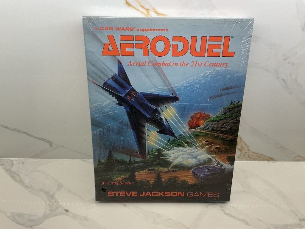 VINTAGE STEVE JACKSON GAMES - AERODUEL - A CAR WARS SUPPLMENT