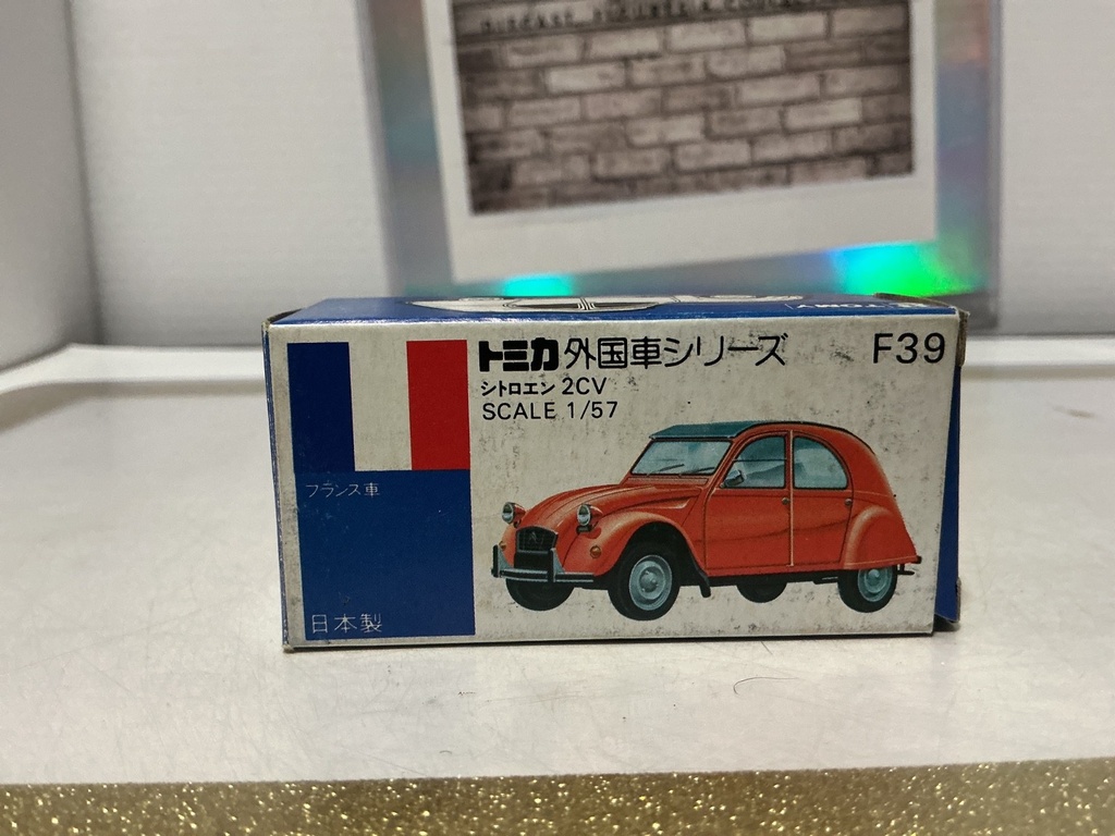 1/57 TOMICA - CITROEN 2CV MADE IN JAPAN VINTAGE