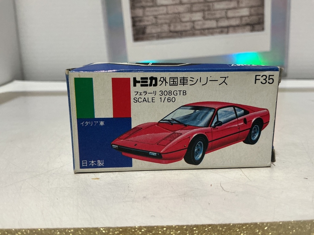1/60 TOMICA - FERRARI 308 GTB TOMY 1977 MADE IN JAPAN
