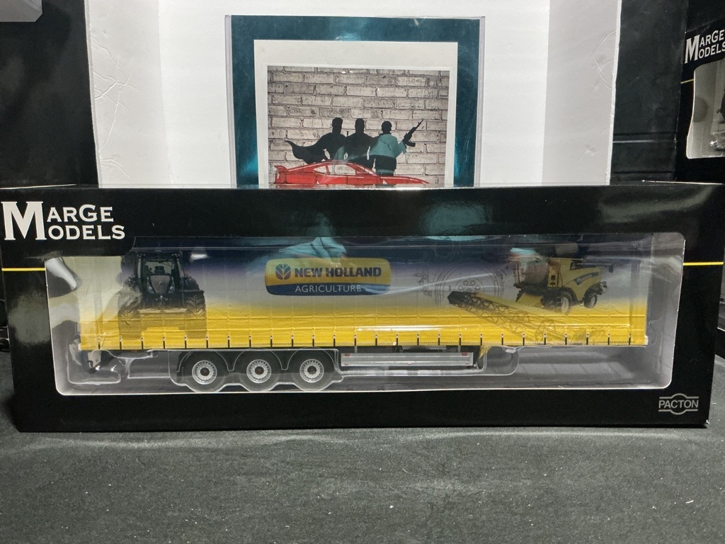 1/32 MARGE MODLES PACTON CONTAINER TRAILER NEW HOLLAND DESIGN