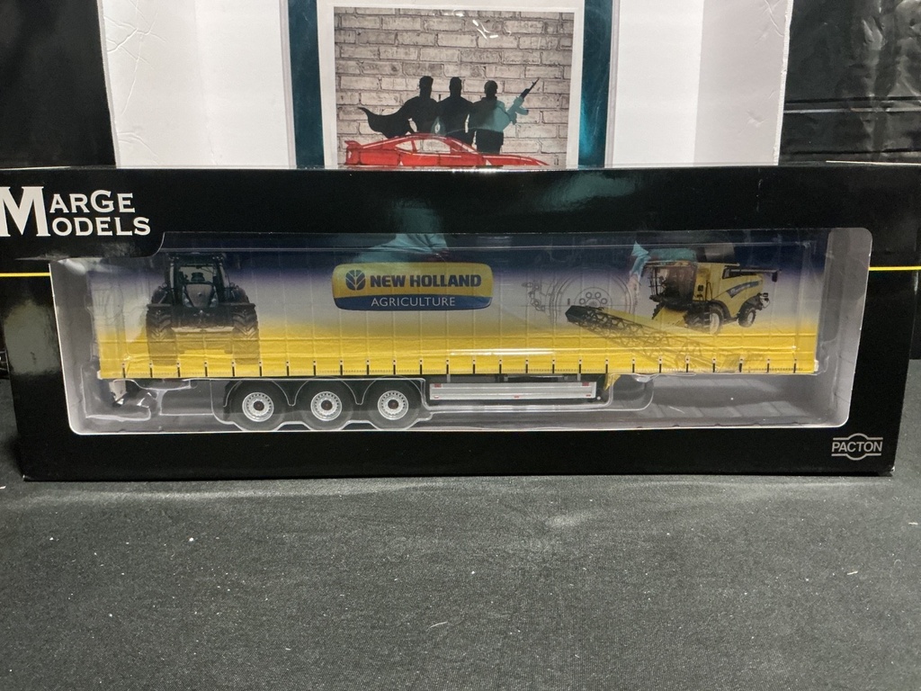 [111837] 1/32 MARGE MODLES PACTON CONTAINER TRAILER NEW HOLLAND DESIGN