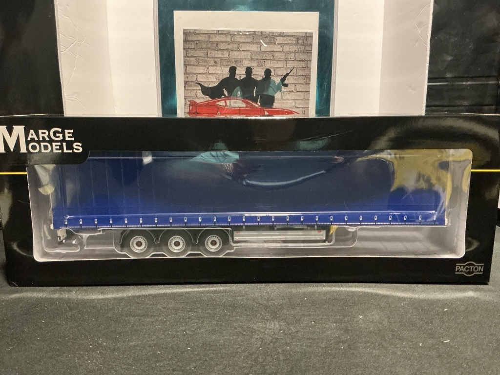 1/32 MARGE MODLES PACTON CONTAINER TRAILER PLAIN BLE