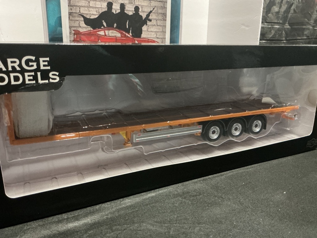 1/32 MARGE MODLES PACTON FLATBED TRAILER YELLOW