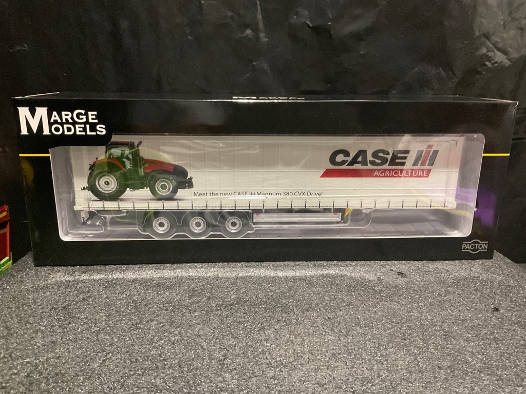[111859] 1:32 MARGE MODELS TRIAXLE  PACTON  CASE TRACTOR CONTAINER  TRAILER