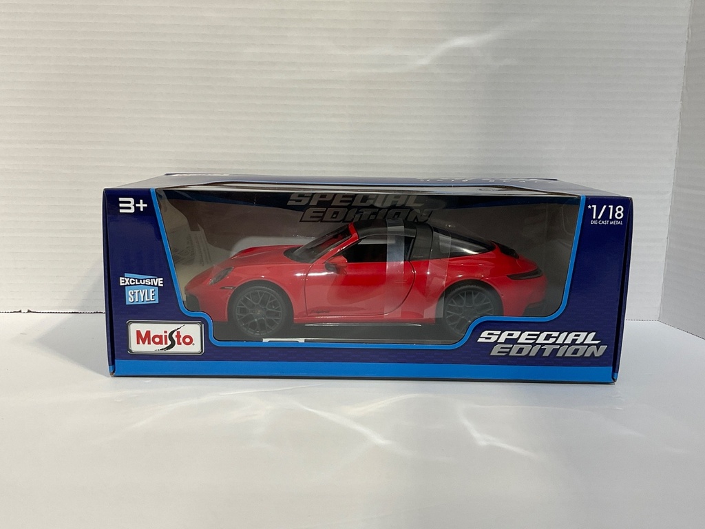 [111655] 1:18 MAISTO PORSCHE 911 TARGA 4 GTS RED !!!!