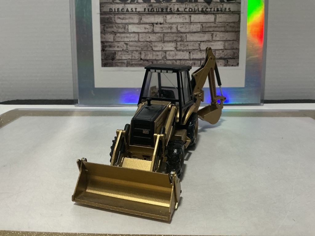 1/35 CONRAD CASE 580 SUPER K BACKHOE LOADER GOLD