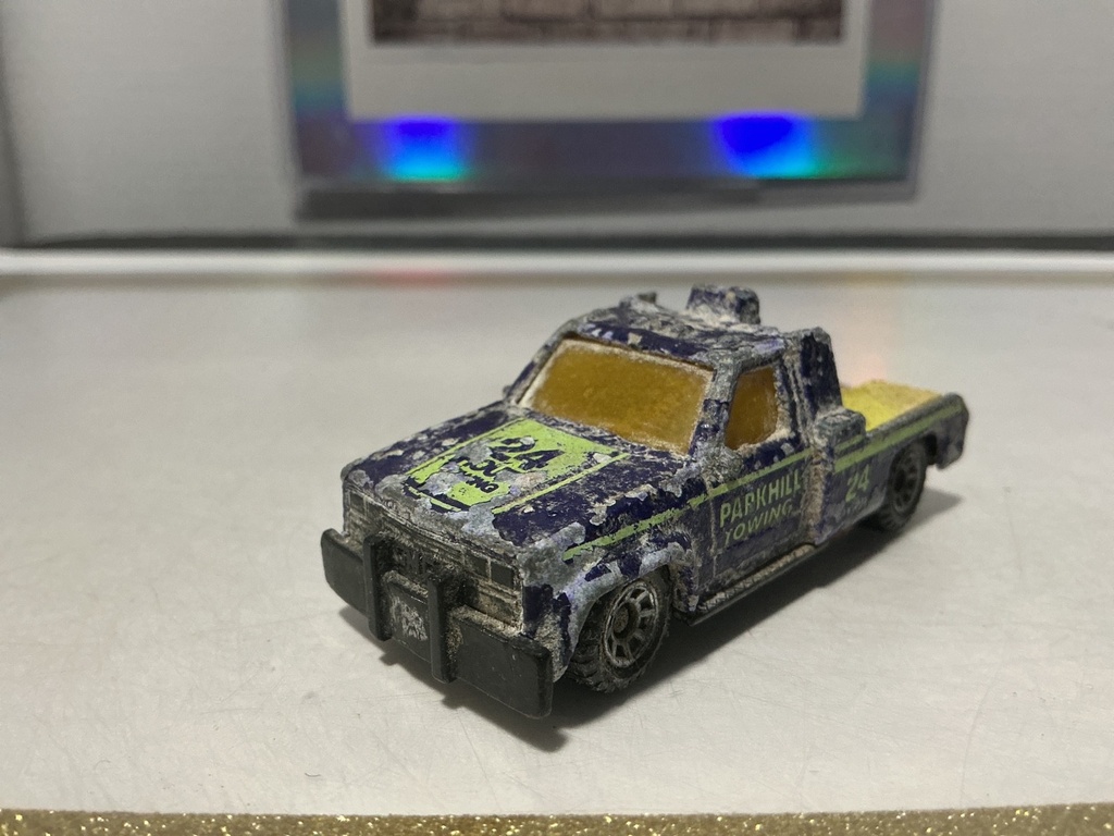 [010789] 1/64 MATCHBOX 1987 GMC WRECKER - USED/WORN