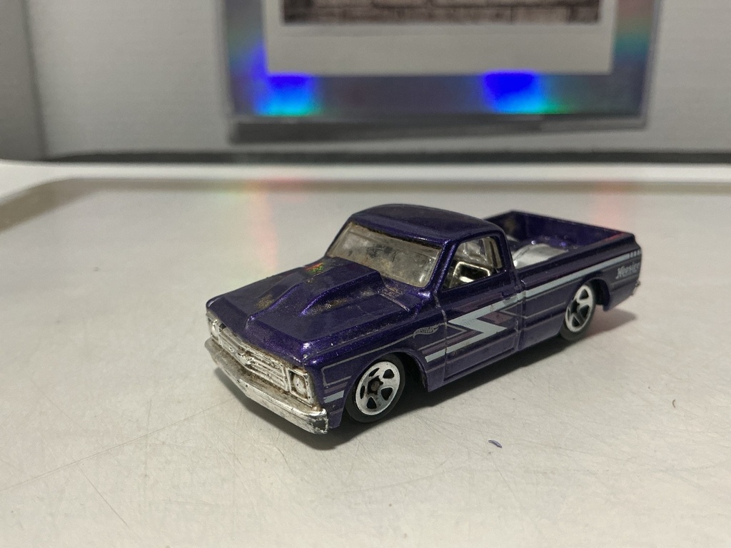 HOTWHEELS MATTEL  ‘67 CHEVY C10 - USED/WORN