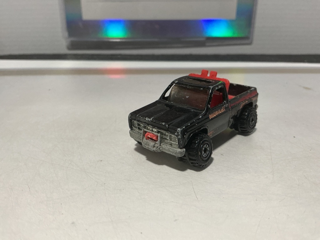 1979 HOT WHEELS MIDNIGHT REMOVAL SNOW PLOW TRUCK - USED/DAMAGED