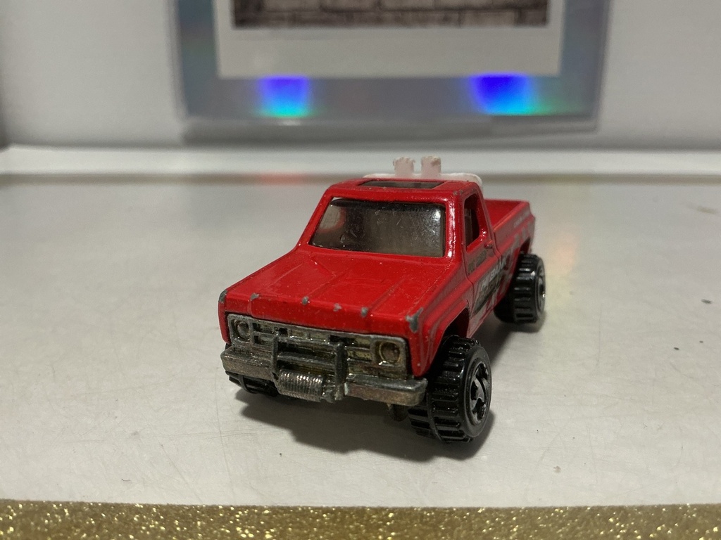 [010821] HOT WHEELS BYWAYMAN PICKUP TRUCK HI BANK RACING / PIT CREW - USED