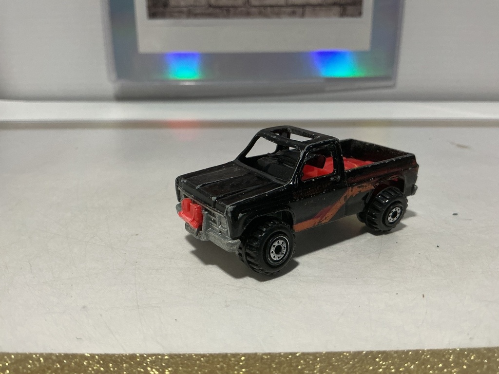 [010831] HOTWHEELS CHEVY S-10 PATH BEATER REAL RIDERS  - USED/DAMAGED
