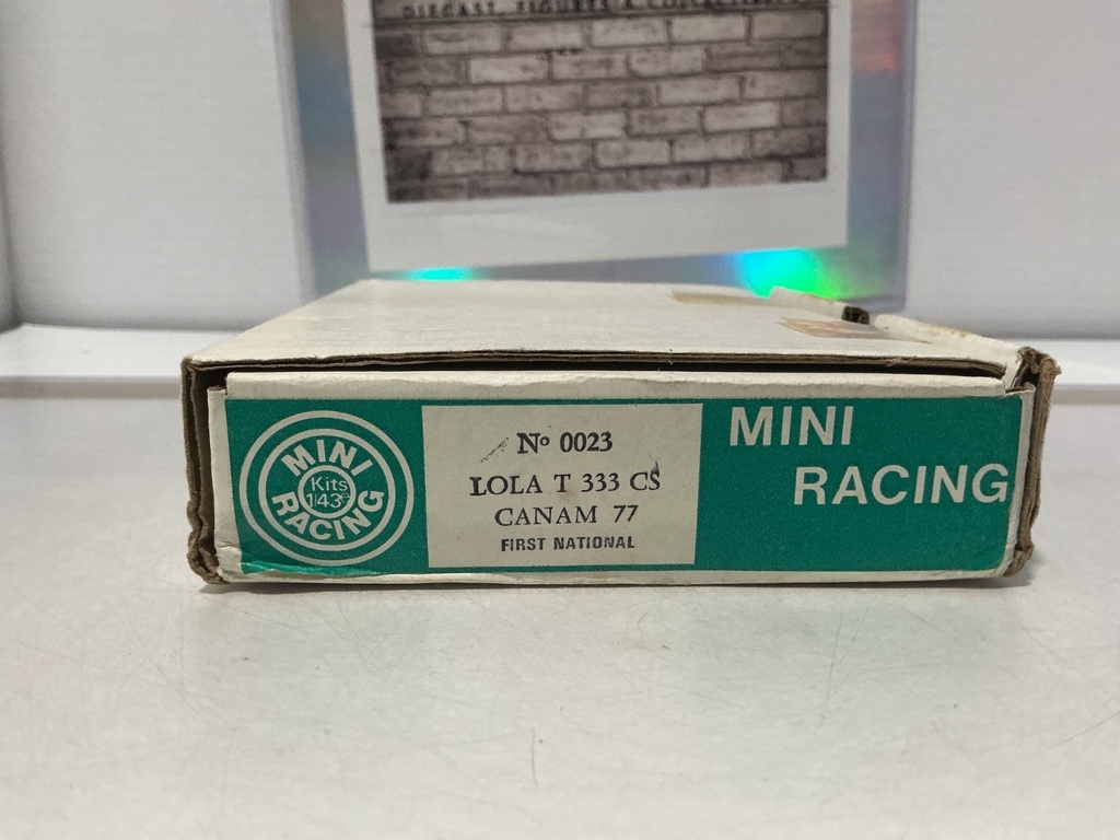 [010889] MINI RACING NO. 0023 LOLA T 333 CS CANAM 77