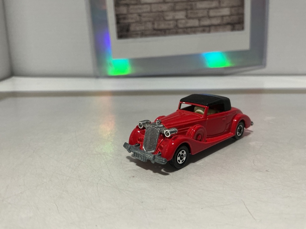 [010897] TOMICA 1/72 NO. F52 PACKARD COUPE ROADSTER 1978 MADE IN JAPAN