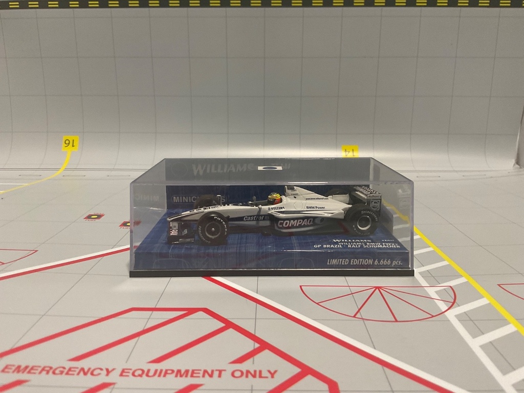 [113031] 1:43 MINICHAMPS FORMULA 1 WILLIAMS BMW FW22 GP BRAZIL RALF SCHUMACHER
