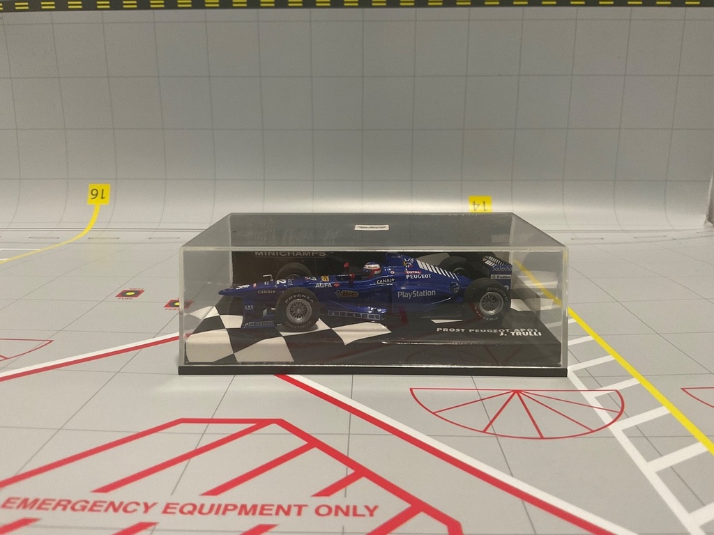 1:43 MINICHAMPS FORMULA 1 PROST PEUGEOT AP01 J. TRULLI