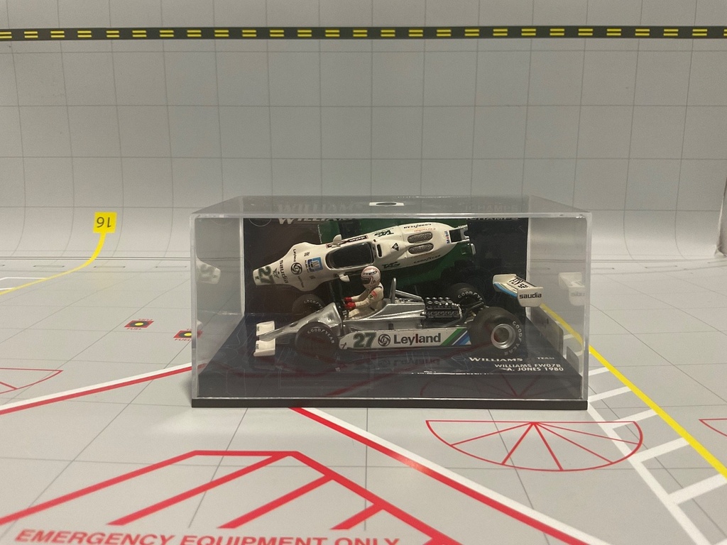 1:43 MINICHAMPS FORMULA 1 WILLIAMS FW078 A. JONES 1980