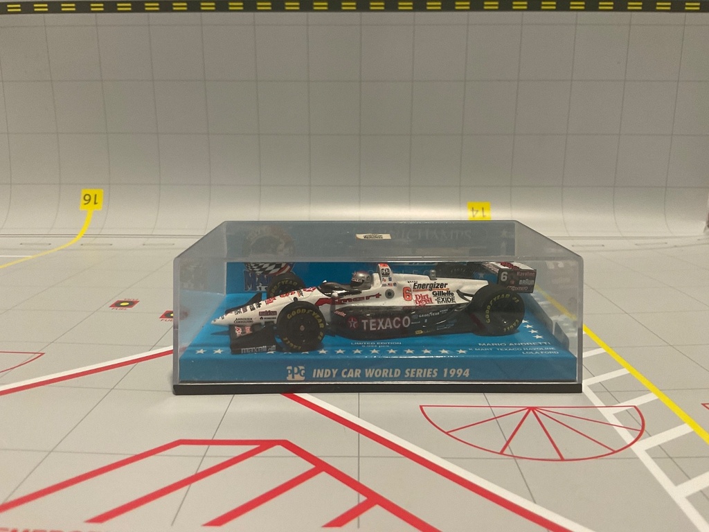 1:43 MINICHAMPS FORMULA 1 K MART TEXACO HAVOLINE LOLA FORD MARIO ANDRETTI