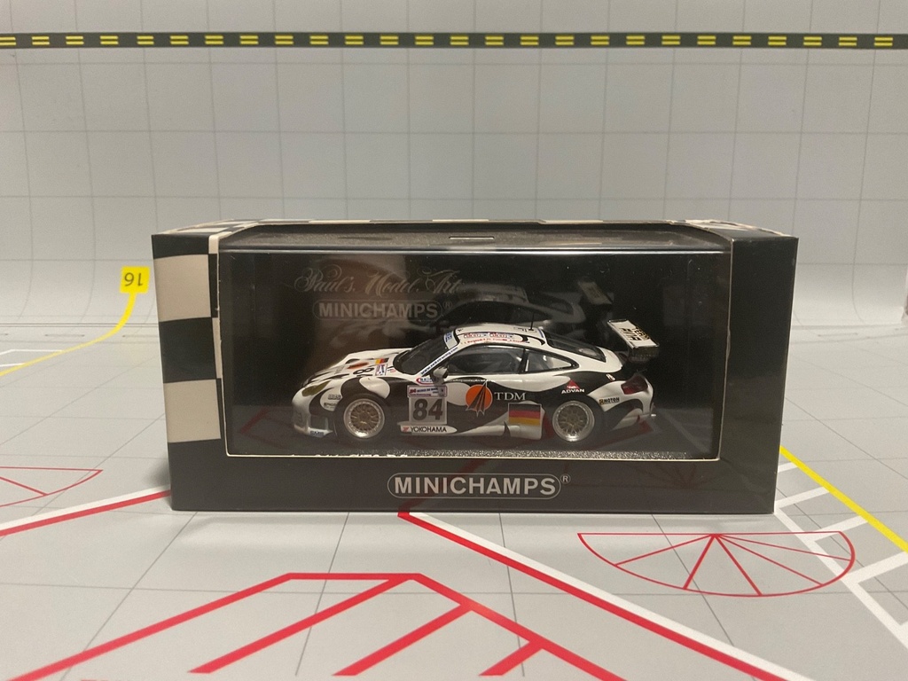 1:43 MINICHAMPS RALLY CAR PORSCHE 911 GT3 RS BURGESS/COLIN/BAGNALL