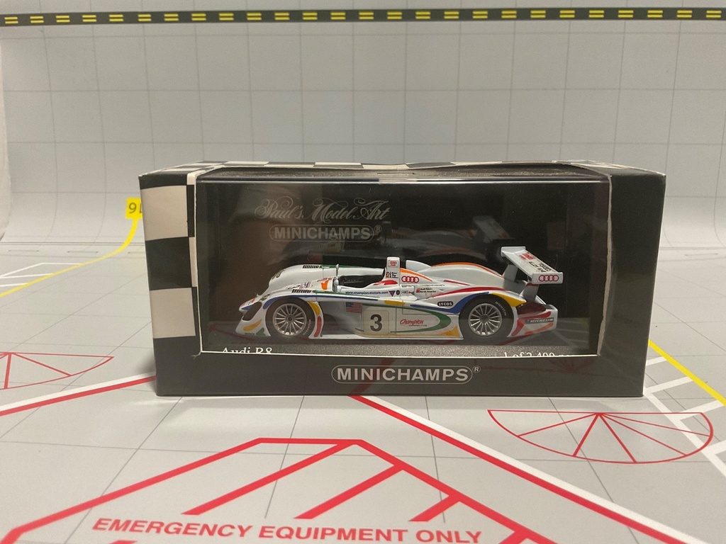 [113371] 1:43 MINICHAMPS RALLY CAR AUDI R8 HERBERT/KELLENERS/THEYS