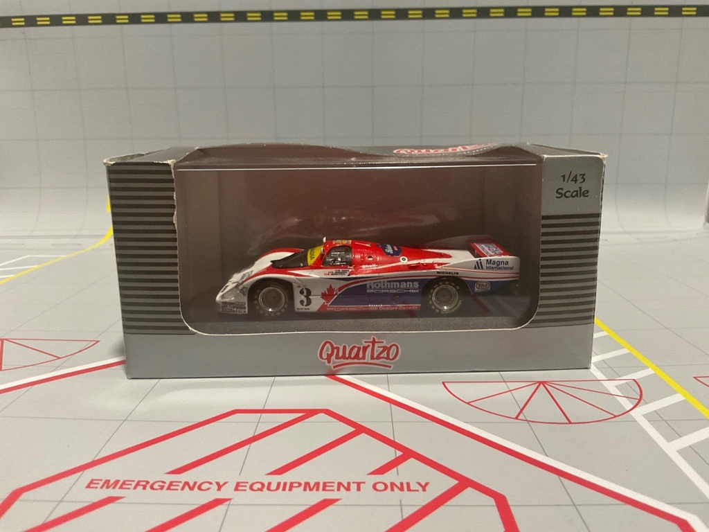 1:43 QUARTZO RALLY CAR QLM99015 PORSCHE 952 C LONG TAIL LE MANS 1987 SPENARD