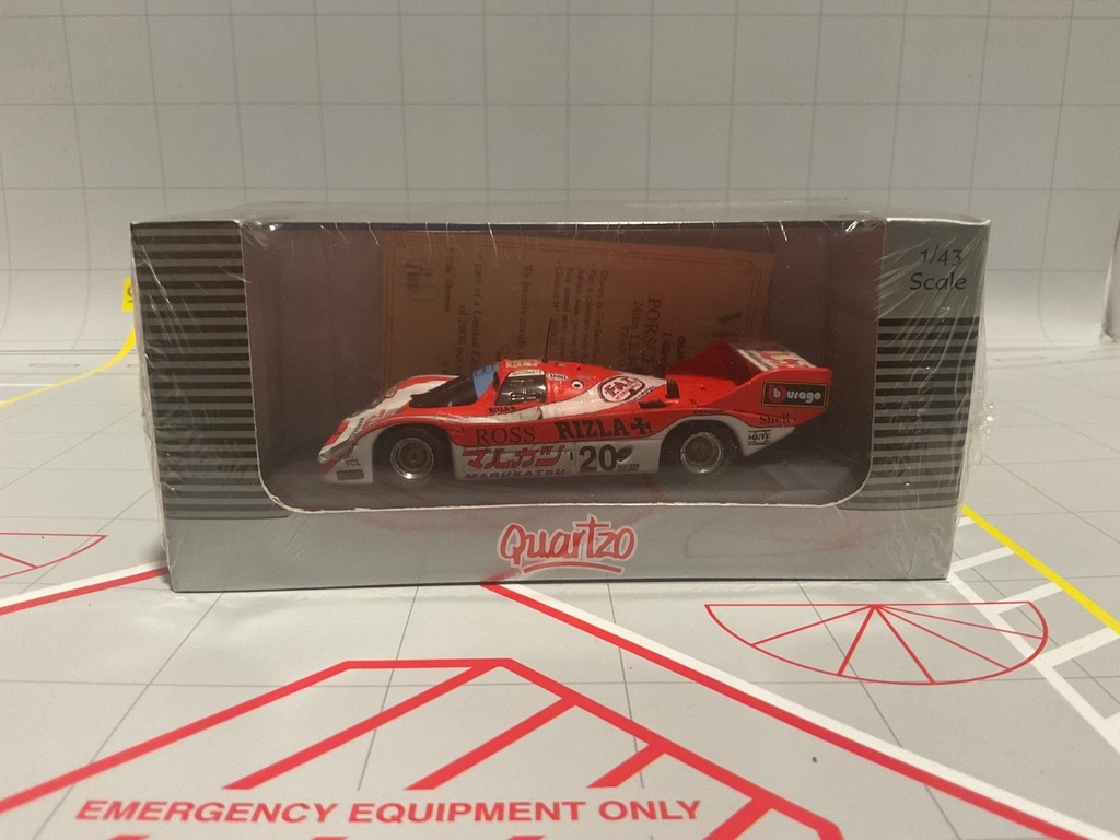 1:43 QUARTZO RALLY CAR QLM99011 PORSCHE 962 C SHORT “RIZLA” LE MANS 1990